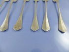 European  800 Silver Lot 6 Pcs Forks  Hanovarian A Singer Pest Hungary 498 Gms