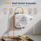  Surge Protector Splitter 3 Usb Wall Charger Multi Plug Outlet Extender With 4ac