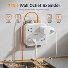 Surge Protector Splitter 3 Usb Wall Charger Multi Plug Outlet Extender With 4ac