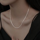  925 Sterling Silver Diamond Cut Sparkle Chain Necklace Women 2mm 18 Inch 
