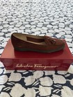 Salvatore Ferragamo Cognac Brown Suede Tassel Loafer Shoe Women   s Size 6 5