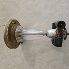 Beautiful Antique Glass 30 s 40 s  Ceiling Light Lamp Fixture  need Change Wire 