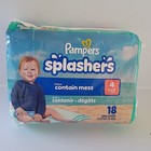 Pampers Splashers Disposable Swim Pants 18 Pack Medium 20-33 Lb  4 