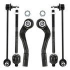 10pc Front Upper Lower Control Arms Suspension Kit W ball Tie Rod 10pcs K620086