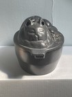 Cast Iron John Wright Sleeping Cat Wood Stove Top Steamer W  Rust   Residue