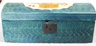 Antique Folk Art Sponge Painted Box Chest Original Decorated 19th C  Theorem