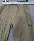 La Sportiva Pants Men s M Green Logo Back Of Leg Elastic Waist Knee Darts