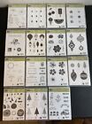 Lot Of 15 Stampin  Up Stamp Sets - Some Used  Many Unused
