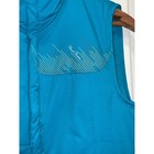 Pearl Izumi Womens Cycling Vest Teal Blue Full Zip Reflective Pockets Small