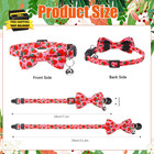 4 Pack Cat Collar With Bow Tie Breakaway Fruit Cat Collars                               