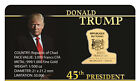 President Donald Trump  999 Gold Coin - 1 500 Ounce  chad   Make America Great