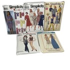 Lot Of 10 Vtg Women s Sewing Patterns Mccall s Simplicity 60s-70s-80s