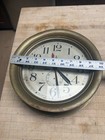 Vintage Seth Thomas U s navy Brass Ship Deck Clock  10 In  Made In Usa parts 
