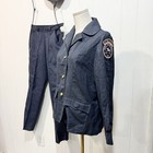 Vintage 60s Women Usps Mail Pony Express Letter Carrier Uniform Set Postal Patch