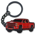 For Chevy Silverado Keychain   for Chevy Silverado Accessories 2015-2022 Toy Red