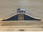 Brio Vintage Wooden Railway Tunnel Bridge Stone Detail With Thomas Train