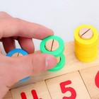  Wooden Count   Match Numbers Learn To Count Educational Counting Toy For