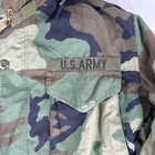 Vtg Usgi Us Army M65 Field Jacket Woodland Camo Cold Weather Coat Small Regular