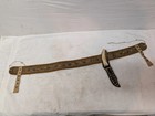 Rare Antique Indian Hunting Knife-belt-tacked Sheath-handmade