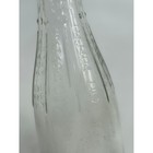 Vintage Canada Dry Ginger Ale Glass Bottle Embossed 8 Inch Clear Soda Pop