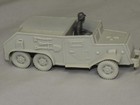  1  Marx German Army Command Half-track W driver Grey Color  battleground   mpc 