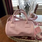 Juicy Couture Girls Pink Mini Wallet Synthetic With Rhinestone Accents  8x5 In