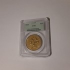 1858  20 Liberty Head Double Eagle Gold Coin Pcgs Xf45