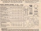 1940 s Mccall Misses  Wartime Dress Pattern 5535 Size 14 Uncut