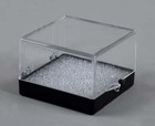 Clear Plastic Specimen Display Perky Boxes With Styrofoam Inserts  6 Pack