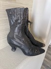 Antique Late 1800   s early 1900   s Victorian Womens High Lace Up Leather Boots