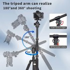 86 6 Inch Camera Tripod Monopod With Center Column And Ball Head Aluminum  Ar 