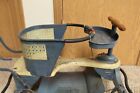 Vintage 1940   s Taylor Tot Baby Stroller Walker Scooter Buggy Blue White W Handle