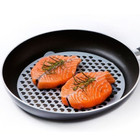 3 Pc  Kitchen Reusable Nonstick 9  Silicone Sheets  Steamer Mesh Air Fryer Liner
