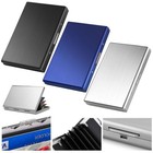 Stainless Steel Card Holder Case     Pocket Metal Wallet For Business  Id  Credit