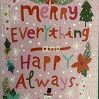 Liquidating-leanin    Tree Christmas Greeting Card    merry Everything And      