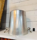 Vintage Joseph Perrier Champagne Bucket   French Aluminum Ice Bucket With Ring H