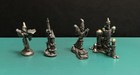 Pewter Fantasy Lot Sorceress Wizard Castle Fortress Warlock Diorama Figurine Got