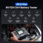 Topdon Bt600 Plus Car Battery Tester Battery Alternator For 6v 12v 24v Battery