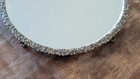 Antique Vintage Vanity Beveled Mirror Plateau Tray Baroque Rococo Silverplate