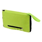 Polyester Portable Handy Foldable Bag Wheel Cart Trolley Green