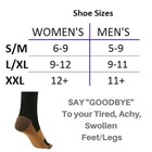 6 Compression Socks For Women men Circulation-support Knee High Socks 20-30mmhg