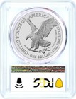 2024  p   1 1 Oz Silver Eagle Star Privy Pcgs Ms70 First Strike Flag Label