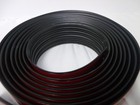 Black Flexible Wall Corner Protector Moulding Trim Peel   Stick 3 4  X 10ft New