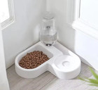 Automatic Pet Water Bowl food Dish Dual-use Cat Dog Feeder Moisture-proof Design