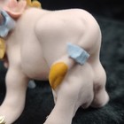 Vintage Walker Hagen Renaker 1950s Pink Bisque Holy Cow Figurine -as Is