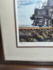 Beautiful Train Scene From 1983 Done And Signed By Original Creator 