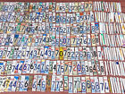 Pack Of 100 Craft Grade License Plate Numbers And End Pieces