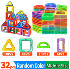 Magnet Tiles Magnetic Building Blocks Toys For Kids Gift Set Mag-genius 32 Pcs