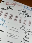 Conclave Script Signed- Autograph Reprints- Ralph Fiennes