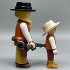 Playmobil Annie Oakley Cowgirl Western Female Adult Male Child Figure 3804 Vtg